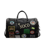 Duffle Bag Patchwork Water-Resistant Multiple Pockets