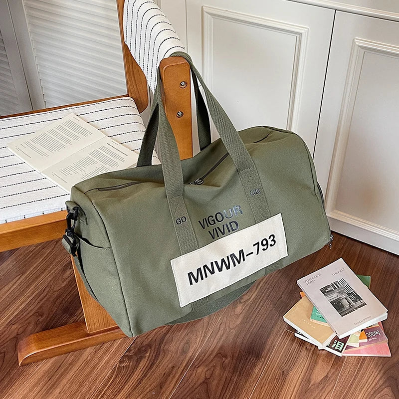 Duffle Bag Spacious Durable Fabric Padded Handles