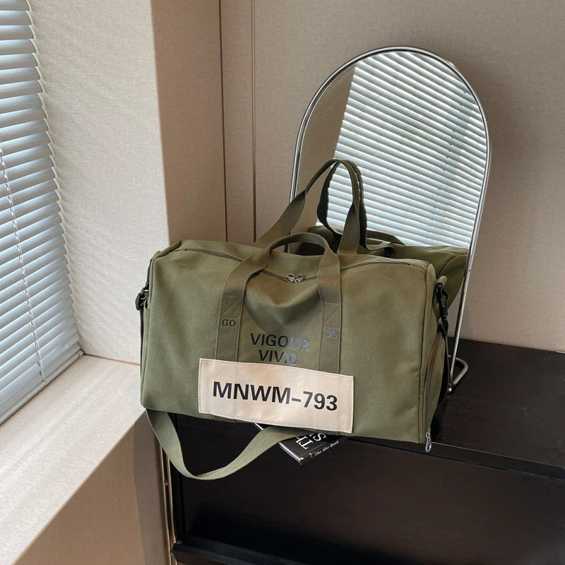 Duffle Bag Spacious Durable Fabric Padded Handles