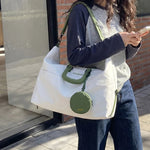 Duffle Bag Spacious Durable Synthetic Fabric Detachable Shoulder Strap