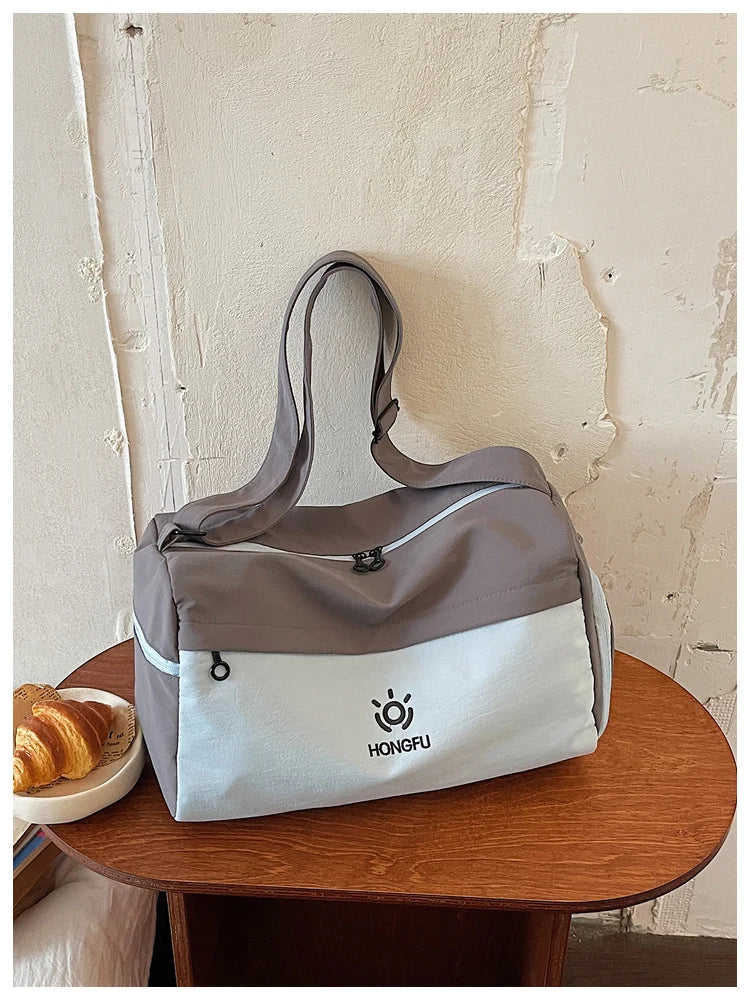 Duffle Bag Spacious Interior Multiple Pockets Adjustable Strap