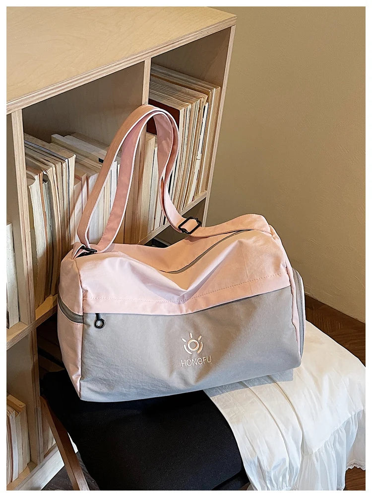 Duffle Bag Spacious Interior Multiple Pockets Adjustable Strap