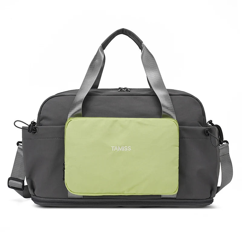 Duffle Bag Spacious Interior Weather-Resistant Detachable Strap