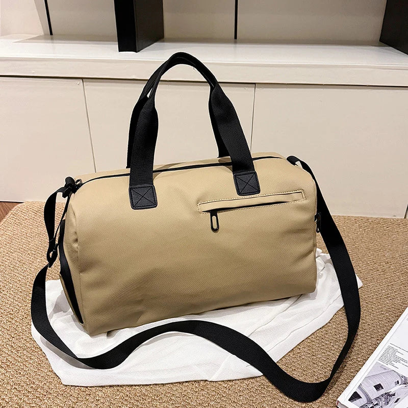 Duffle Bag Spacious Interior Weather-Resistant Fabric & Adjustable Strap