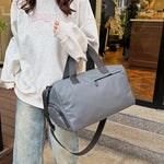 Duffle Bag Spacious Interior Weather-Resistant Fabric & Adjustable Strap