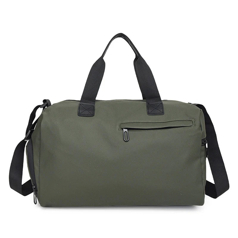 Duffle Bag Spacious Interior Weather-Resistant Fabric & Adjustable Strap