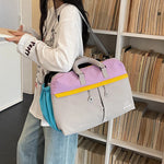 Duffle Bag Spacious Multi-Pocket Adjustable Shoulder Strap
