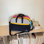 Duffle Bag Spacious Multi-Pocket Adjustable Shoulder Strap