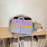 Duffle Bag Spacious Multi-Pocket Adjustable Shoulder Strap