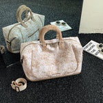 Duffle Bag Spacious Multi-Pocket Detachable Shoulder Strap