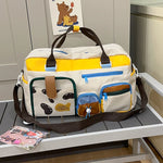 Duffle Bag Spacious Multi-Pocket Detachable Strap & Soft Handles