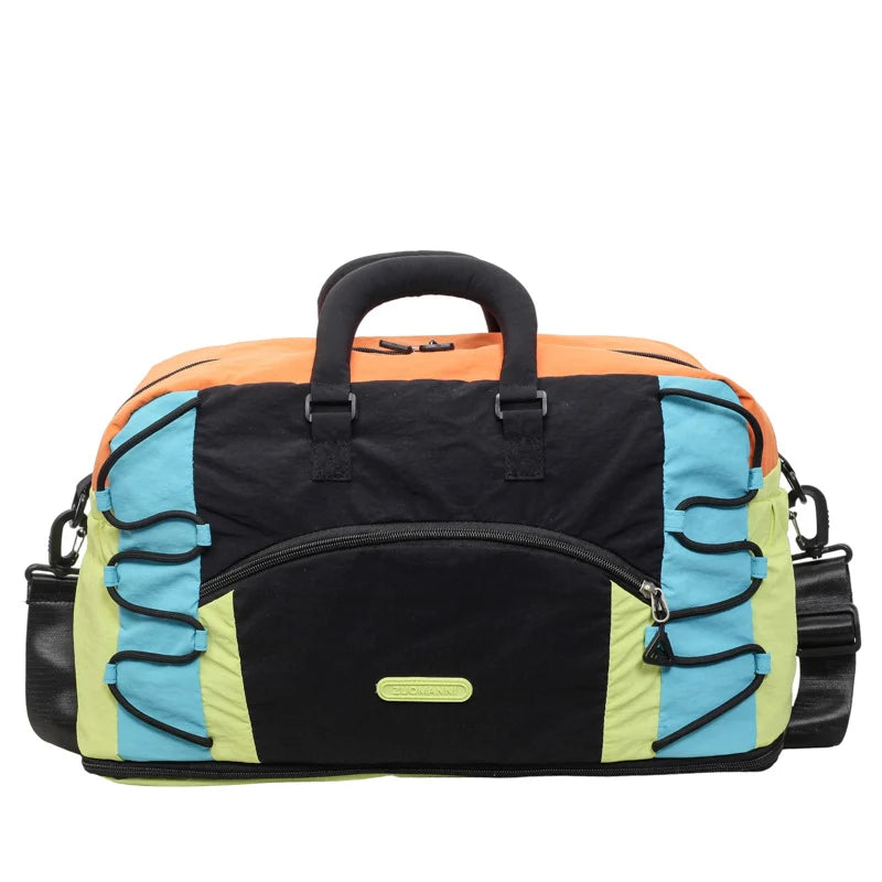 Duffle Bag Spacious Multi-Pocket Padded Handles & Adjustable Strap