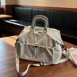Duffle Bag Spacious Multiple Compartments Detachable Strap