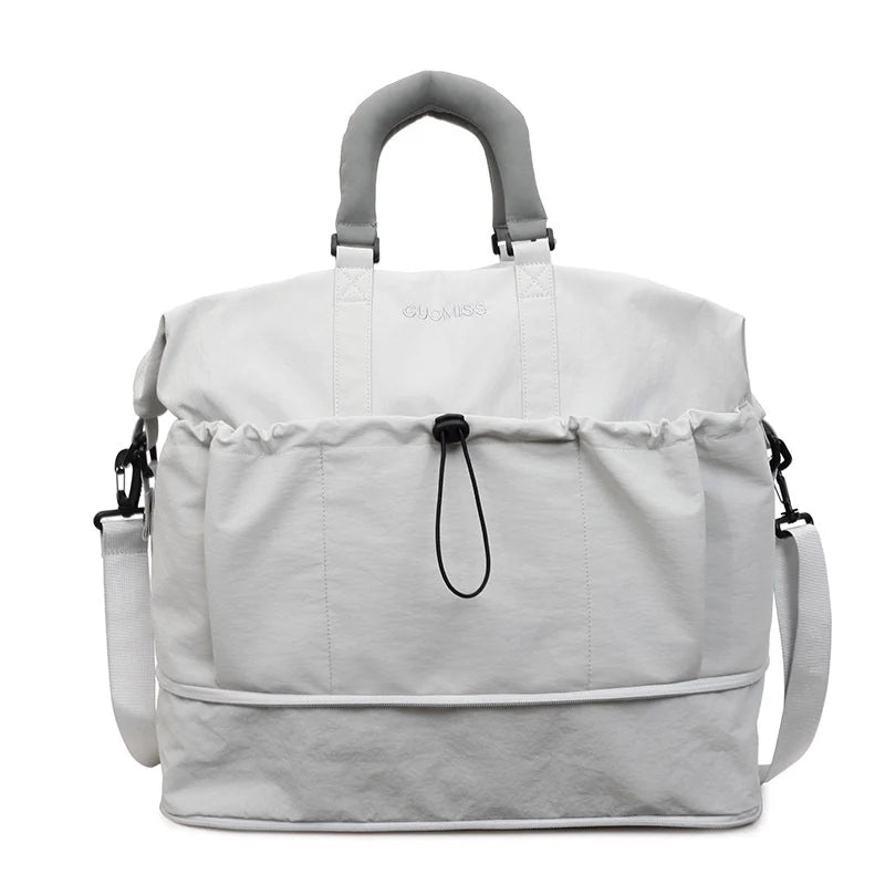 Duffle Bag Spacious Multiple Compartments Detachable Strap