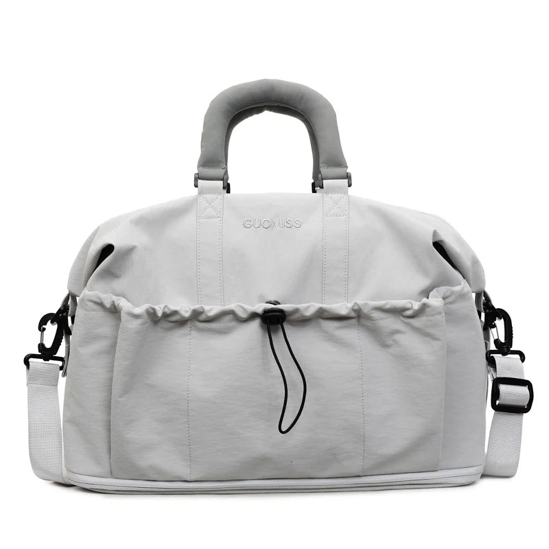 Duffle Bag Spacious Multiple Compartments Detachable Strap