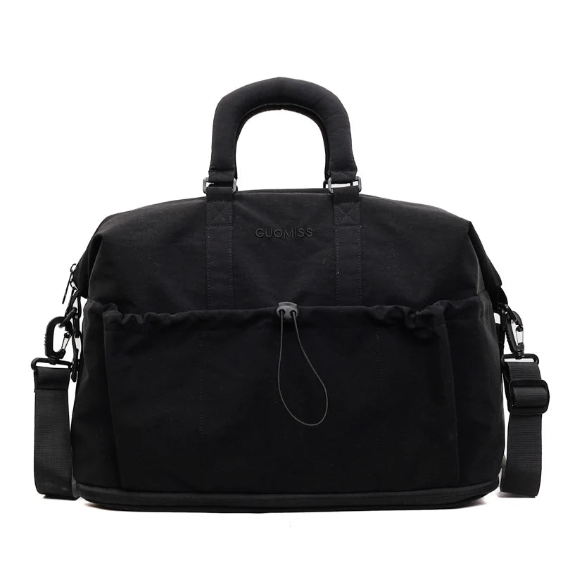 Duffle Bag Spacious Multiple Compartments Detachable Strap