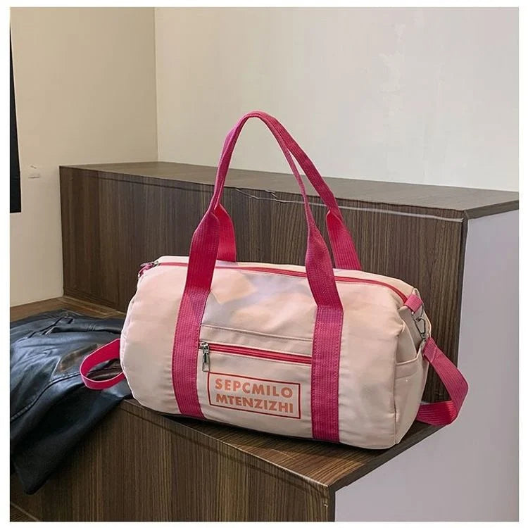 Duffle Bag Spacious Shoe Compartment Durable Fabric