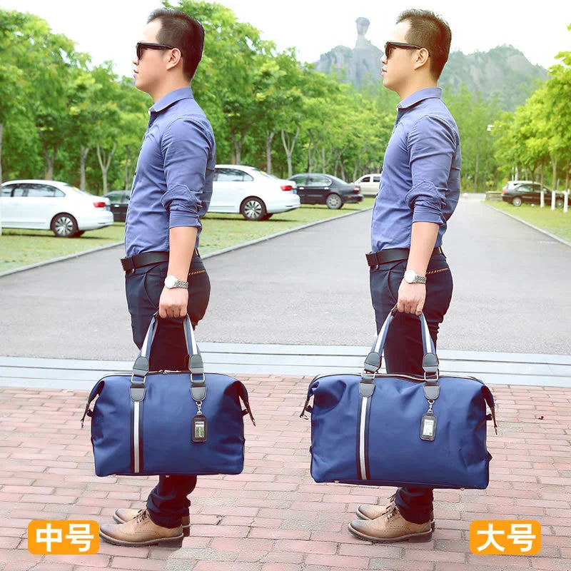 Duffle Bag Spacious Water-Resistant Detachable Strap & Dual Handles