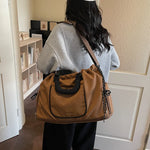 Duffle Bag Spacious Water-Resistant Detachable Strap & Dual Handles