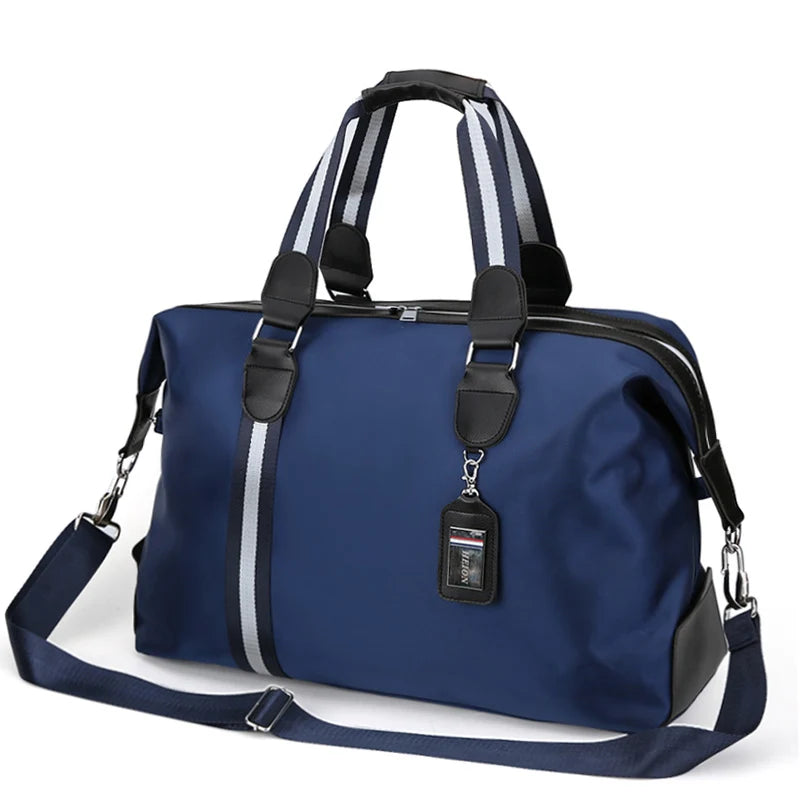 Duffle Bag Spacious Water-Resistant Detachable Strap & Dual Handles