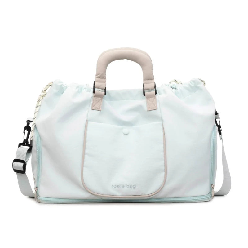 Duffle Bag Spacious Water-Resistant Detachable Strap & Dual Handles