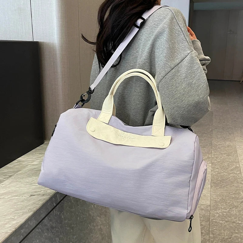Duffle Bag Spacious Water-Resistant Dual Handles & Removable Strap