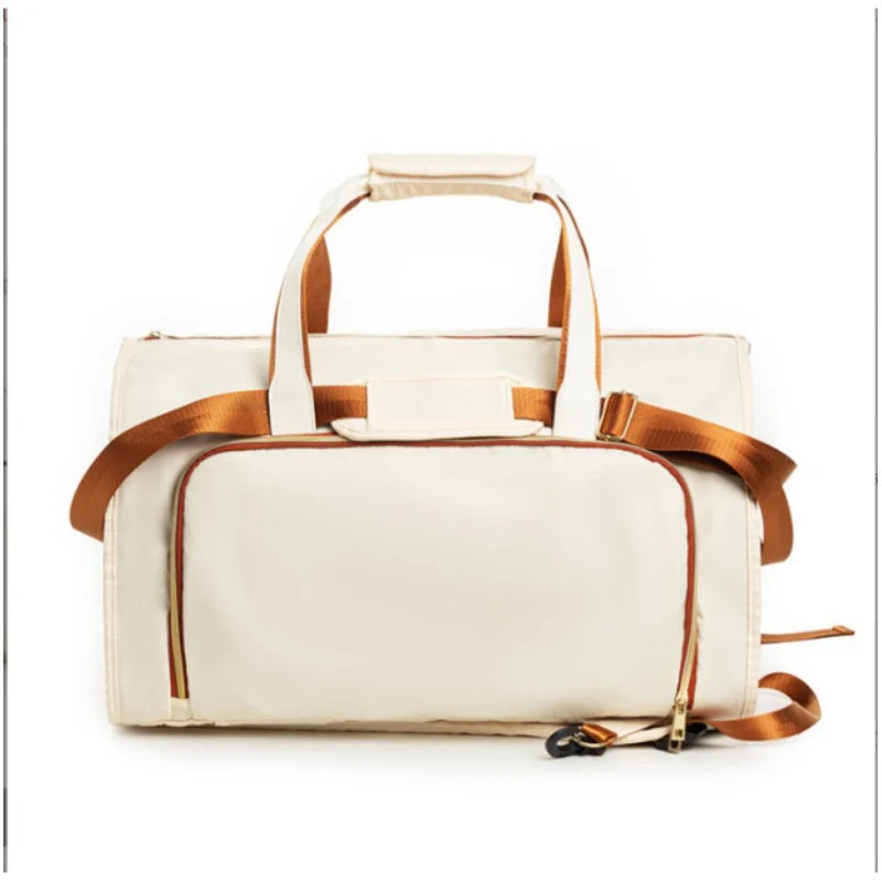 Duffle Bag Spacious Wear-Resistant Fabric Multiple Pockets