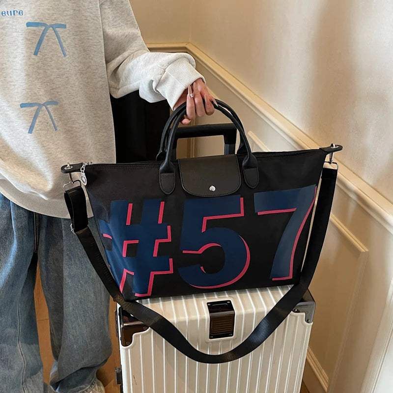 Duffle Bag Spacious Wipe-Clean Adjustable Strap