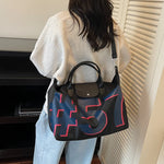 Duffle Bag Spacious Wipe-Clean Adjustable Strap
