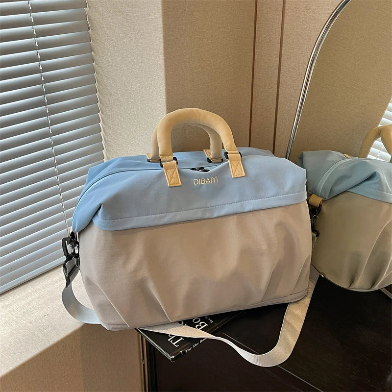 Duffle Bag Tear-Resistant Fabric Detachable Shoulder Strap