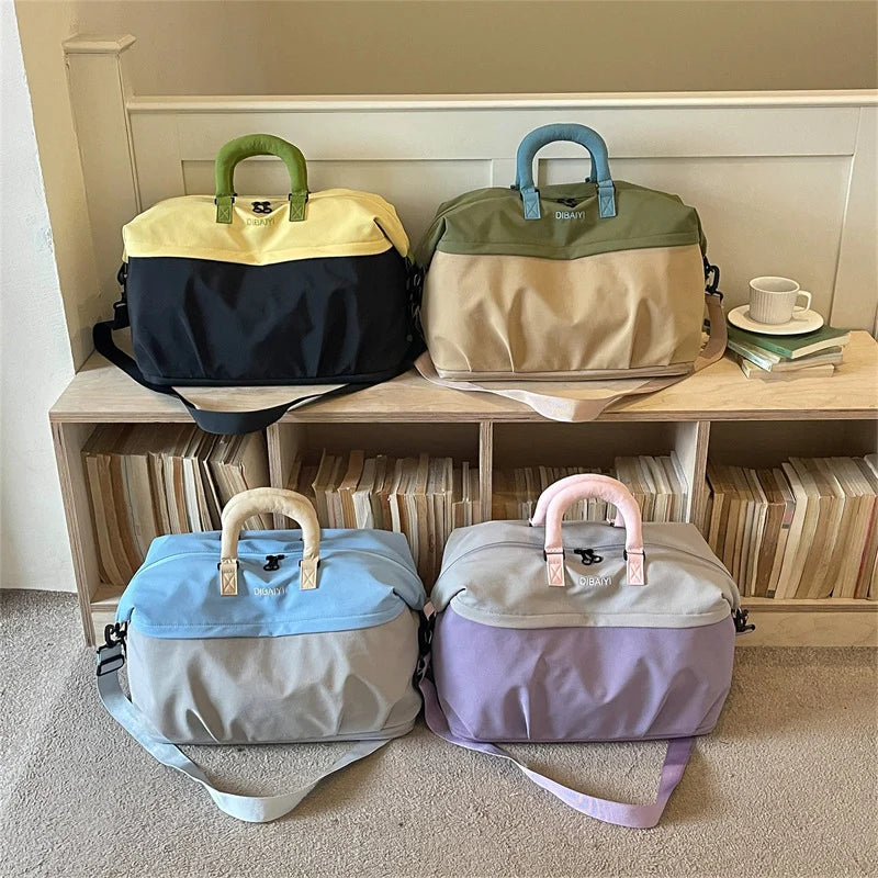 Duffle Bag Tear-Resistant Fabric Detachable Shoulder Strap