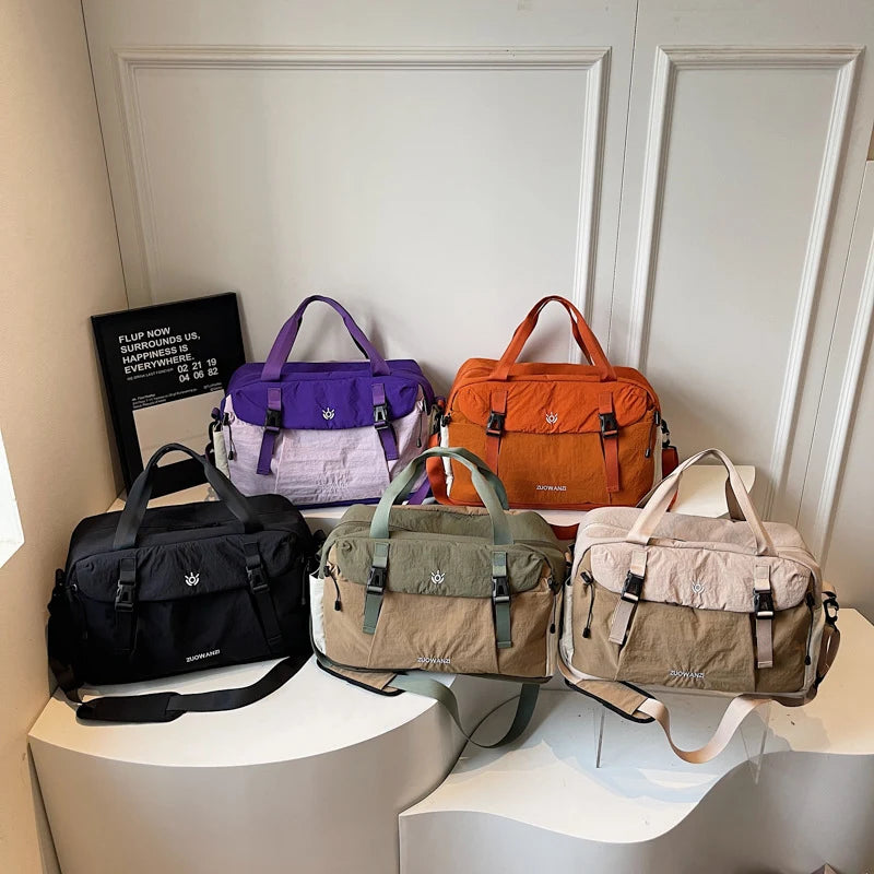 Duffle Bag Tear-Resistant Fabric Multiple Compartments