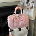 Duffle Bag Tear-Resistant Fabric Multiple Pockets & Adjustable Straps