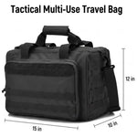 Duffle Bag Tear-Resistant Fabric Multiple Pockets & Adjustable Straps