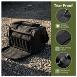 Duffle Bag Tear-Resistant Fabric Multiple Pockets & Adjustable Straps