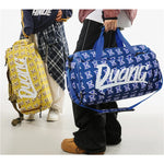 Duffle Bag Tear-Resistant Fabric Padded Handles & Adjustable Strap