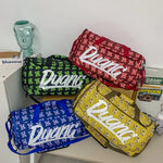 Duffle Bag Tear-Resistant Fabric Padded Handles & Adjustable Strap