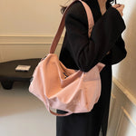 Duffle Bag Tear-Resistant Fabric Padded Shoulder Strap Spacious Interior