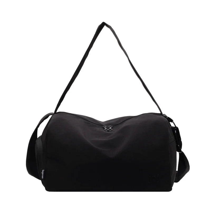Duffle Bag Tear-Resistant Fabric Padded Shoulder Strap Spacious Interior