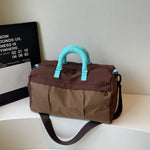 Duffle Bag Tear-Resistant Fabric Spacious Interior & Zippered Pockets