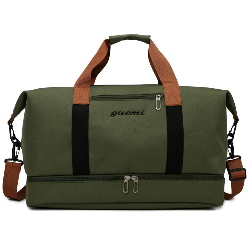 Duffle Bag Tear-Resistant Large Capacity & Multiple Pockets