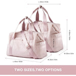 Duffle Bag Tear-Resistant Shoe Pocket & Padded Straps