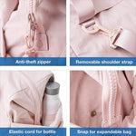 Duffle Bag Tear-Resistant Shoe Pocket & Padded Straps