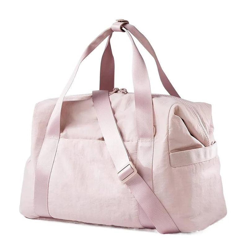 Duffle Bag Tear-Resistant Shoe Pocket & Padded Straps