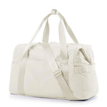 Duffle Bag Tear-Resistant Shoe Pocket & Padded Straps