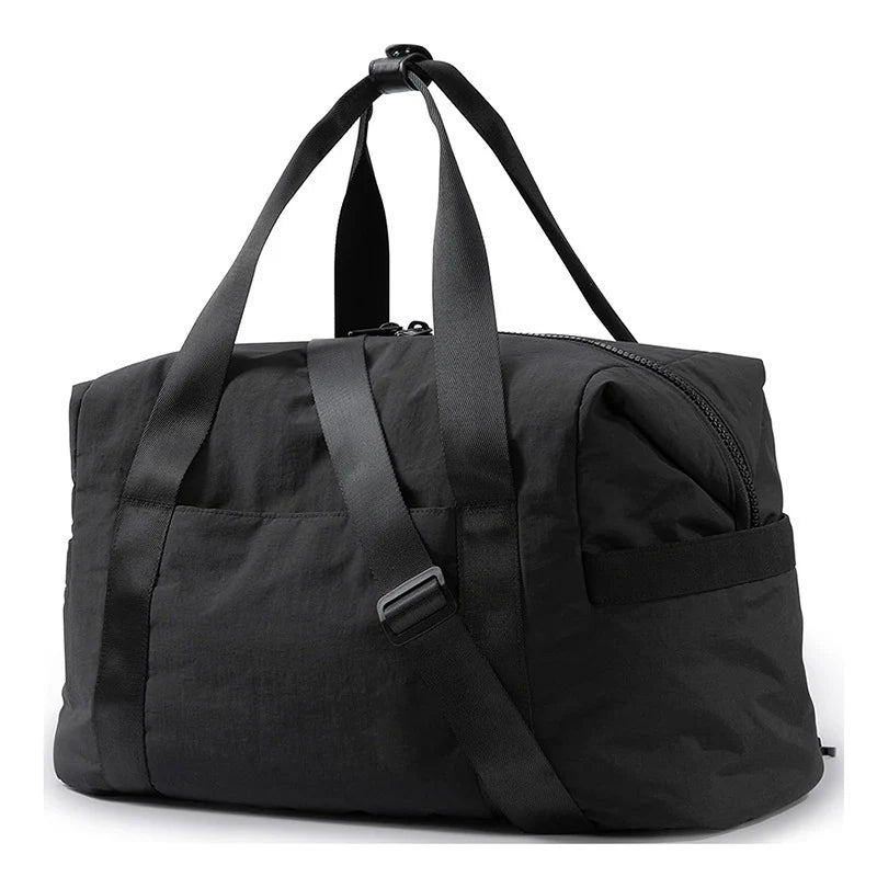 Duffle Bag Tear-Resistant Shoe Pocket & Padded Straps