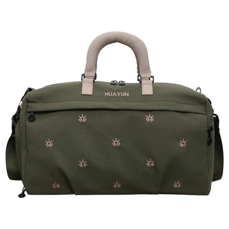 Duffle Bag Tear-Resistant Spacious Multiple Pockets & Padded Handles