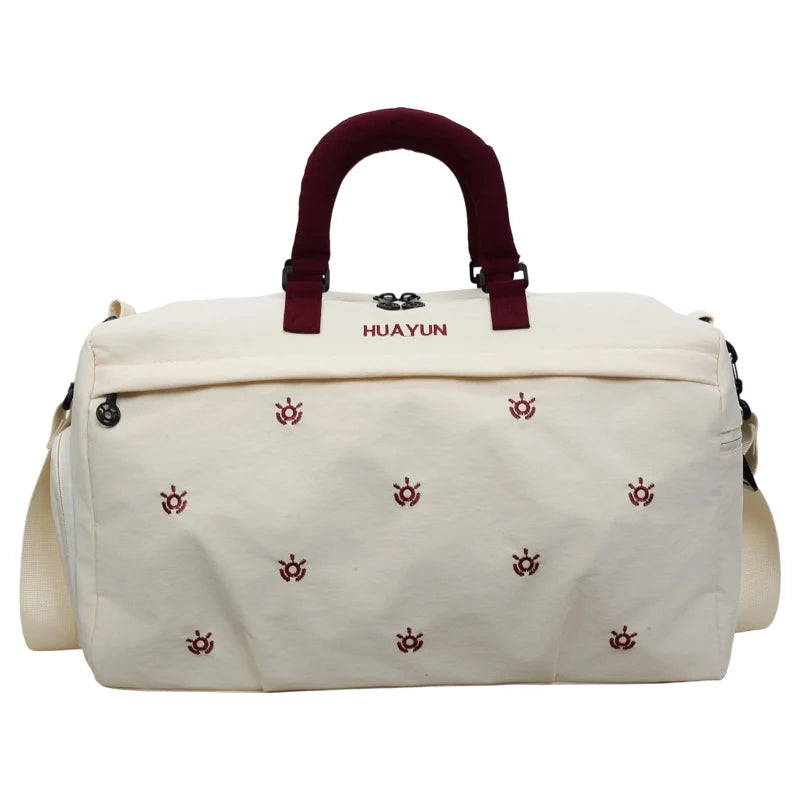 Duffle Bag Tear-Resistant Spacious Multiple Pockets & Padded Handles