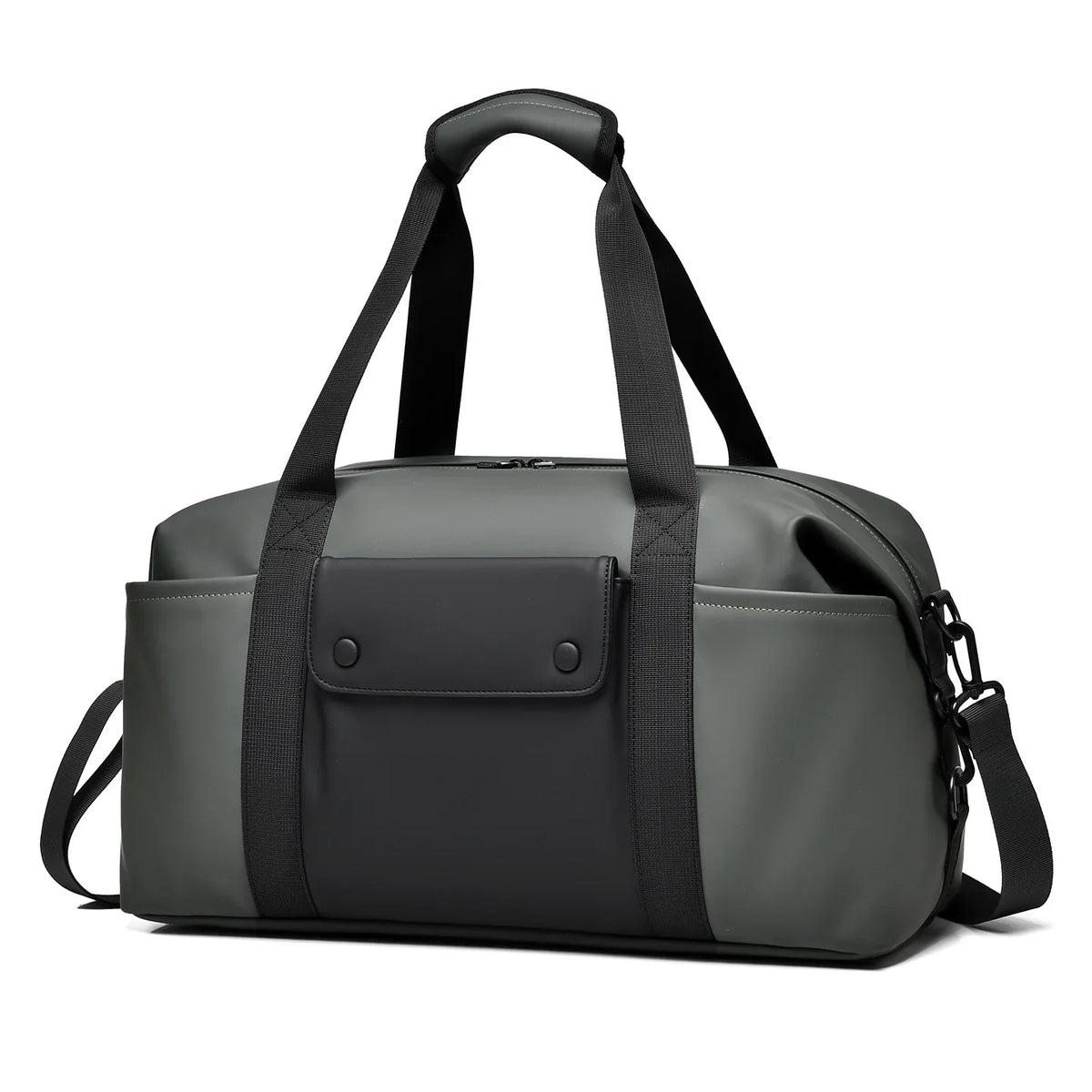 Duffle Bag Water-Resistant External Pockets & Adjustable Strap