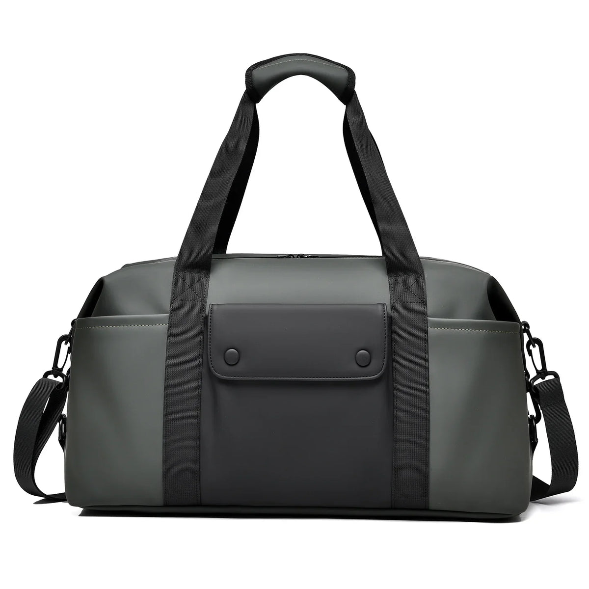 Duffle Bag Water-Resistant External Pockets & Adjustable Strap